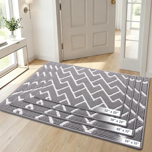 Front Door Mat 40x32 (Grey / 40" X 32")