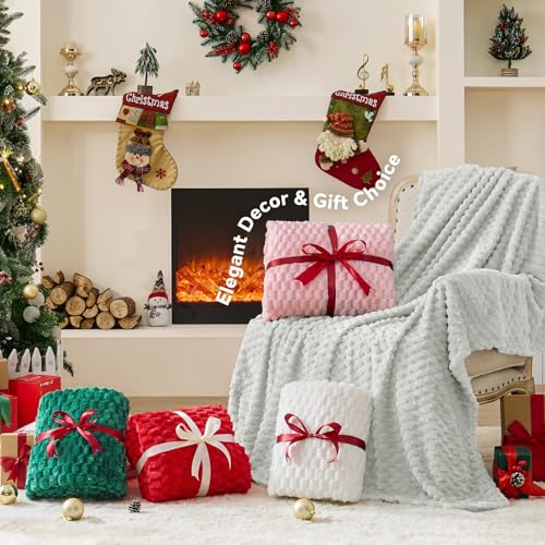White Twin Blanket for Couch (White / Twin(60"x80"))