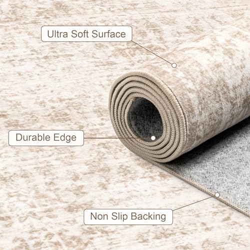 2x3 Area Rugs Living Room (Beige Brown / 2' x 3' (Rectangular))