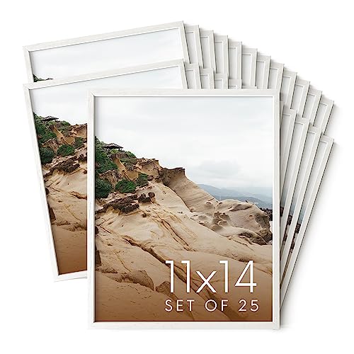 11x14 White Oak Wood Picture Frames Set of 25 (Set of 25 / White Oak / 11x14 in)