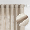 Curtains for Kitchen Windows (50"W x 63"L (Pack of 2) / Taupe)