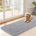 Dog Door Mat for Muddy Paws 47x17 (Light Grey / 47" X 17")