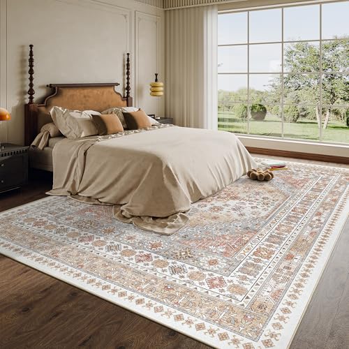 8x10 Area Rugs for Living Room (Orange / 8' x 10' (Rectangular))