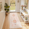 Washable Area Rug (Pink/Light Pink/Colorful / 2' x 5' (Rectangular))