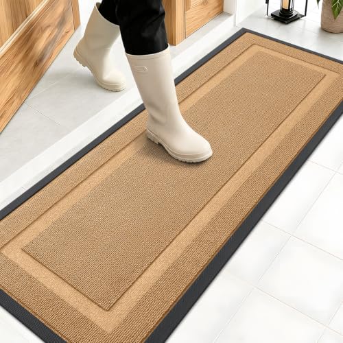 Front Door Mat Outside 47x17 (Butter Yellow / 47" x 17")
