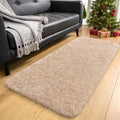 2x4 Machine Washable Runner Rugs for Hallway (2x4 Ft / Beige)