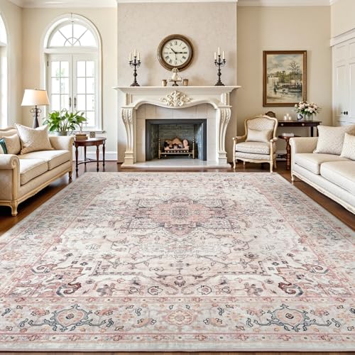 8x10 Pink Area Rugs for Bedroom Living Room (Sunflower Pink / 8' x 10' (Rectangular))