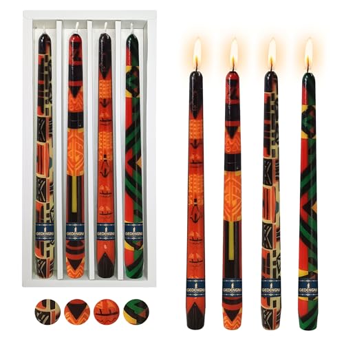 African Print Taper Candles 10in (AFRICAN)