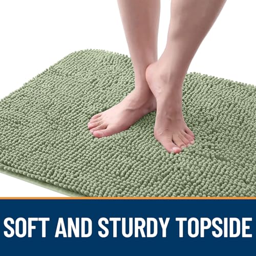 Dog Door Mat for Muddy Paws 34x21 (Sage Green / 34" X 21")