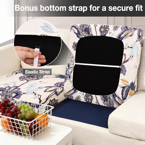 14Pcs Patio Cushion Covers (Vintage Flower / 14PCS)