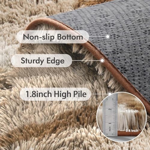 Area Rugs for Living Room (Bc Khaki 4sm02 / 5' X 7' (Rectangular))