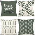 Pillow Covers 18x18 Set of 4 (Aqua Green / 18" x 18" (Pack of 4))