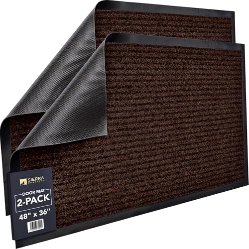 Front Door Mat (48" x 36" / Dark Brown)