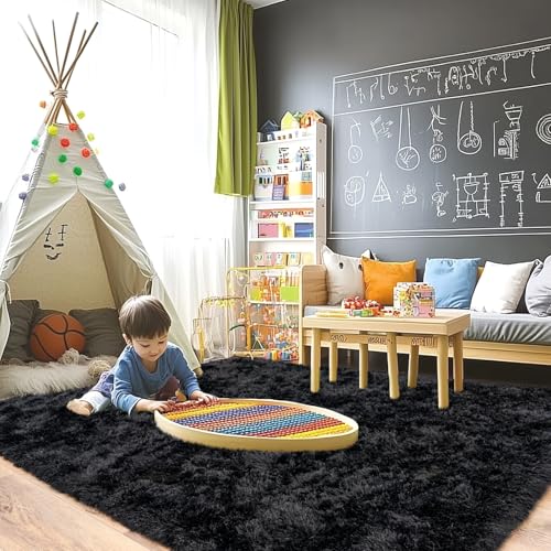9x12 Area Rug (Black / 9' x 12' (Rectangular))