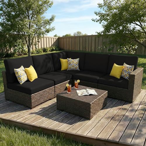 Couch Cushion Covers (Black / Seat 2 Pack)