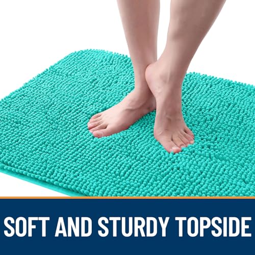 Dog Door Mat for Muddy Paws 47x32 (Teal / 47" X 32")