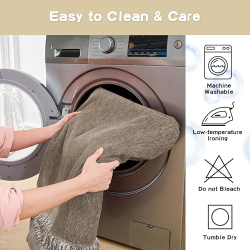 Chair Couch Cover Sectional Couch Covers for Pet Sofa Covers Non Slip Soft Couch Sofa Cover (71" x 91" / Sand)