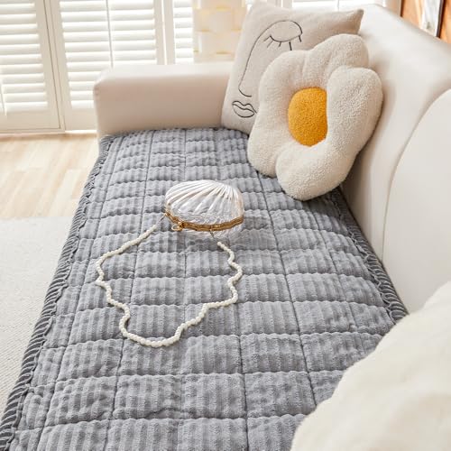 Couch Covers for Dogs Washable (Light Blue-grey / 27.6" X 70.9")