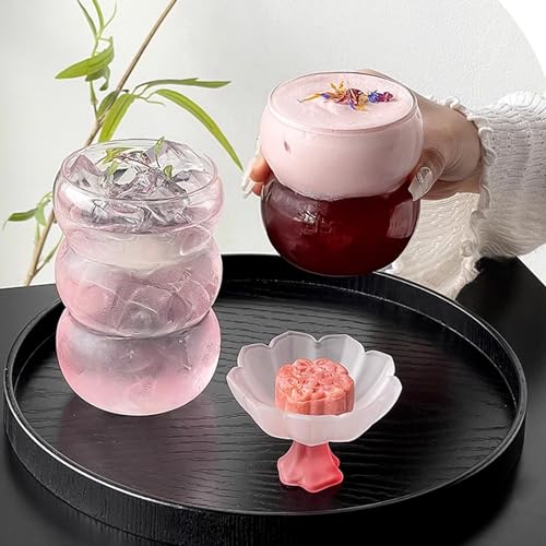 Ribbed Glassware Water Tumbler (Small Wave - Big Mouth)