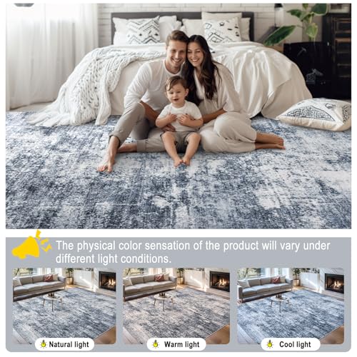10x12 Area Rug Living Room (Grey Blue / 10' x 12' (Rectangular))
