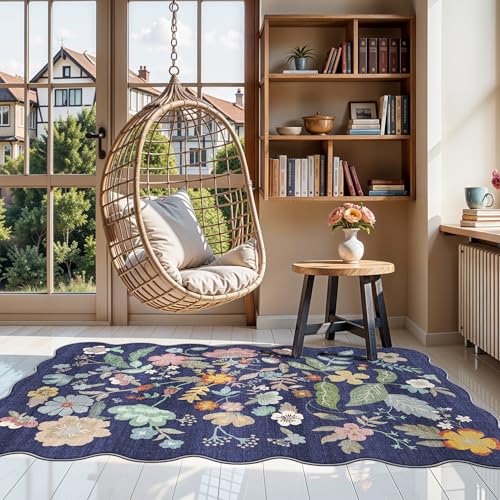 Washable 3x5 Entryway Area Rugs (3' x 5' (Rectangular) / Purple)
