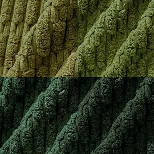 4 Packs Decorative Throw Pillow Covers for Living Room Couch Bed (22" x 22" (Pack of 4) / Green Series)