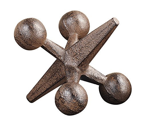 Retro Decorative Cast Iron Jack Figurine (Rust / 6 inches)