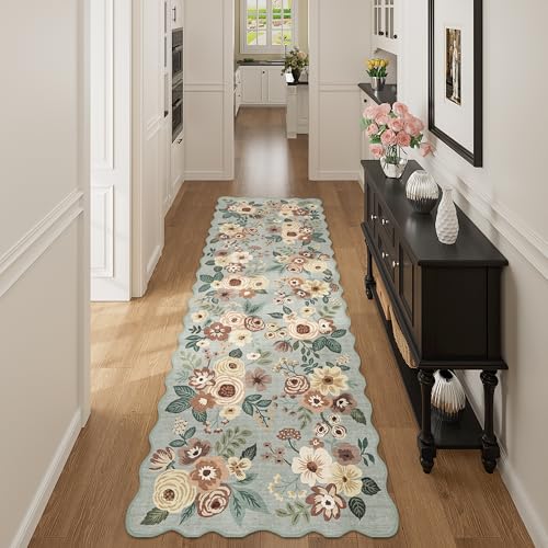 2x10 Runner Rug for Hallway (Sage Green (Big) / 2' x 10' (Rectangular))
