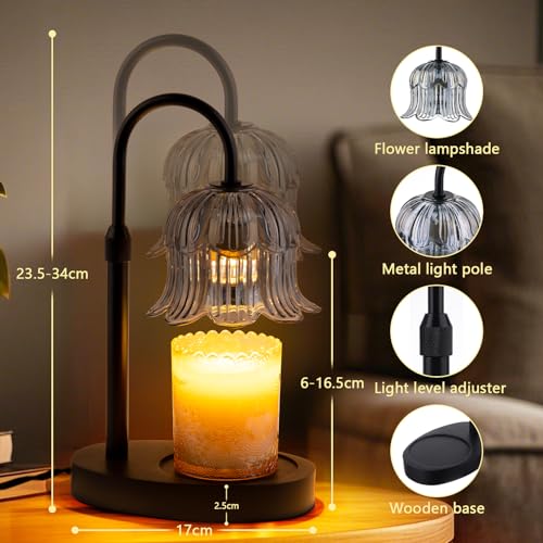 Candle Warmer Lamp Electric Timer (Gray)