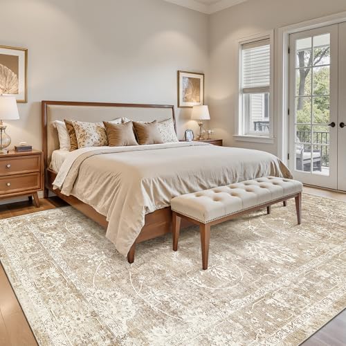 8x10 Area Rugs for Living Room (Beige/Brown / 8' x 10' (Rectangular))
