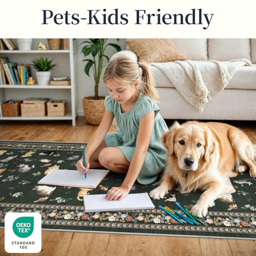 2x10 Washable Hallway Runner Rug (Sage Green / 2x10)