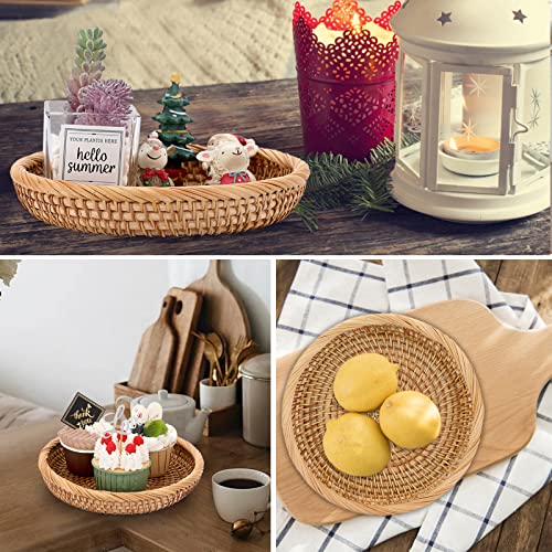 Small Woven Wicker Basket (X-Small, 7.6" / Natural Color)