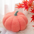 1 Pcs 3D Pumpkin Pillow Fall Decor Halloween Cushions (Pink)