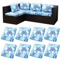 8 Pcs Outdoor Cushion Covers (Sea Turtle / 8PCS)