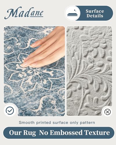 6x9 Area Rugs for Living Room (Blue / 6' x 9' (Rectangular))