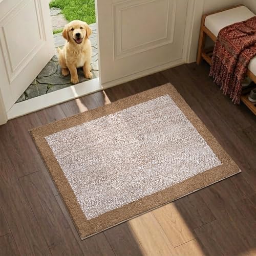 Bathroom Rugs 24x17 Non Slip Washable (Coffee / 1'5" x 2' (Rectangular))