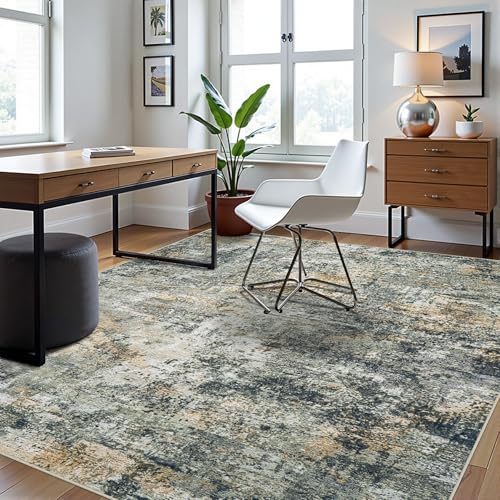 10x14 Area Rugs for Living Room Washable Dining Room Multi Color (Multi Color / 10' x 14' (Rectangular))