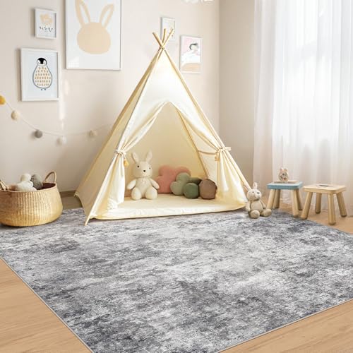 Square Area Rugs (Grey / 6' x 6' (Square))