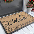 Welcome Mat Outdoor Indoor (Yellow / 36x24 Inch)