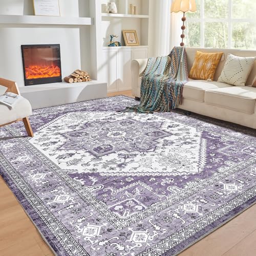 Soft Area Rugs 3x5 (3' x 5' (Rectangular) / Purple)