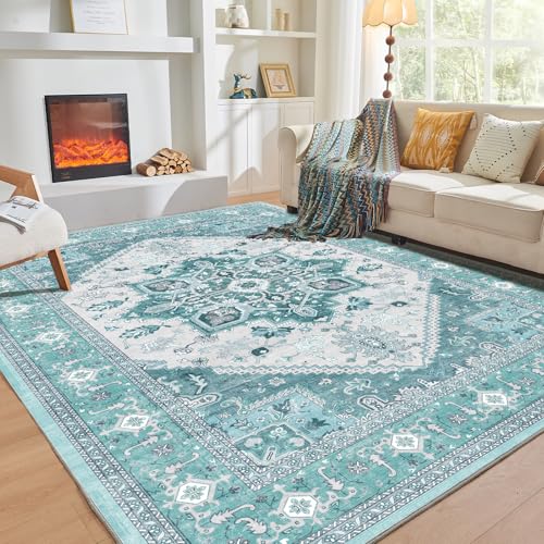 Soft Area Rugs 3x5 (3' x 5' (Rectangular) / Teal)