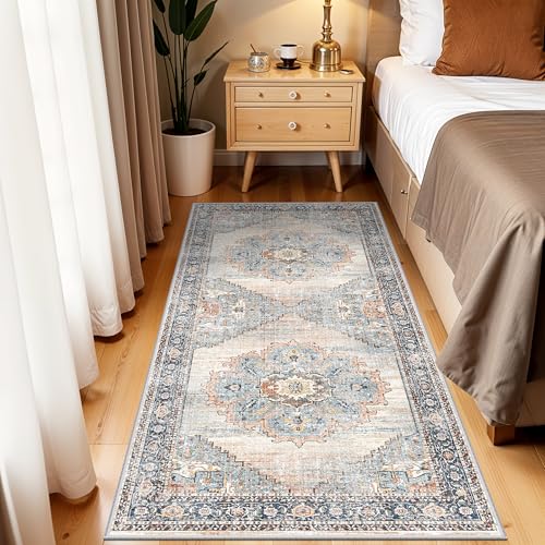 3x6 Hallway Runner Rug (Blue / 3' x 6' (Rectangular))