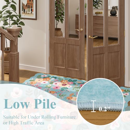 5x7 Area Rugs for Bedroom (Teal (Big) / 5' x 7' (Rectangular))