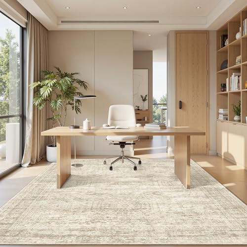 4x6 Area Rug for Living Room (Beige / 4' x 6' (Rectangular))