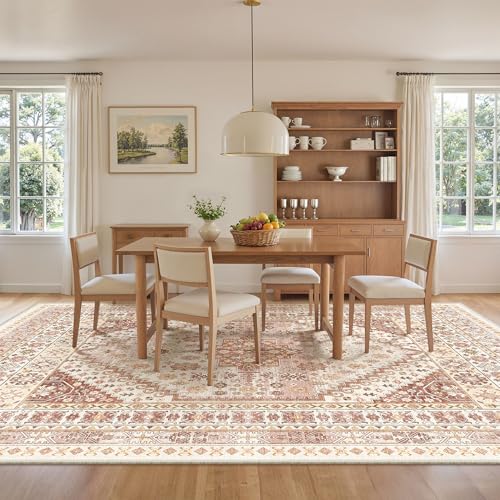 8x10 Area Rugs for Living Room (Red/Pink / 8' x 10' (Rectangular))