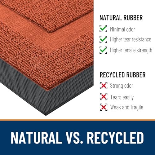 Front Door Mat Outside 71x23 (Vermillion Red / 71" x 23")