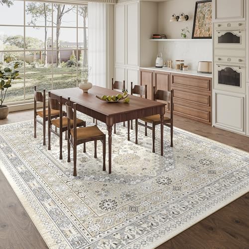 8x12 Area Rugs for Living Room (Beige/Grey / 8' x 12' (Rectangular))