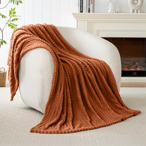 Rust Throw Blanket (Rust / Throw(50x60))