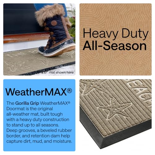 WeatherMAX Door Mat (Sand Beach / 29" x 17")