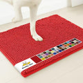 Super Water Absorbent Door Mat Indoor (Red / 24" x 35")